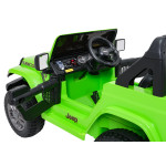 Elektrické autíčko Jeep Wrangler Rubicon Lift 4x4, 24V - zelené